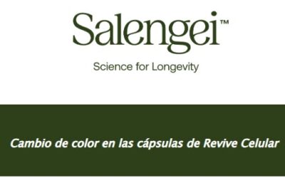 Cambio de color en las cápsulas de Revive Celular