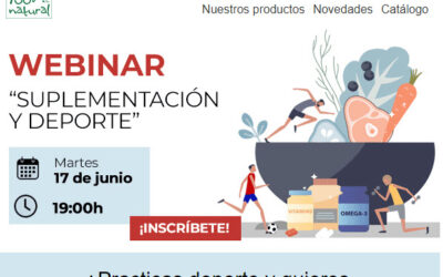 Última oportunidad: Webinar / Suplementación y deporte / ¡Inscríbete ya!