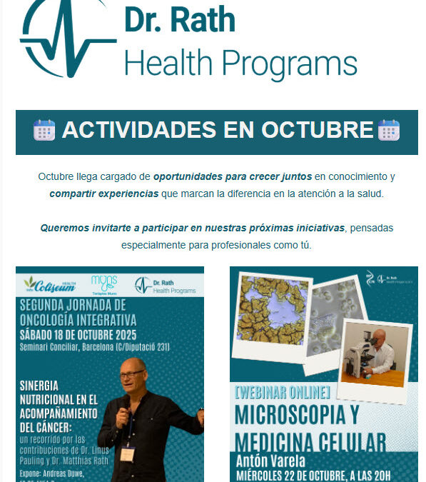 Actividades en Octubre 🍁🗓️
