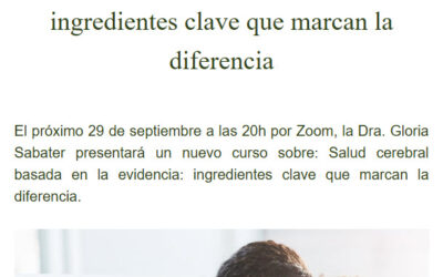 Salud cerebral basada en la evidencia: ingredientes clave que marcan la diferencia