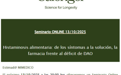 Histaminosis alimentaria: De los síntomas a la solución: la farmacia frente al déficit de DAO