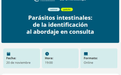 ¡Webinar GRATIS y ONLINE sobre Parásitos Intestinales: identificación y abordaje!