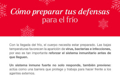 Cómo preparar tus defensas para el frío ❄️