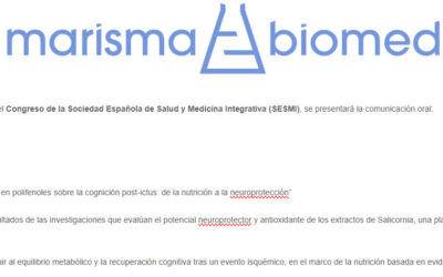 Efectos del extracto de Salicornia rico en polifenoles sobre la cognición post-ictus