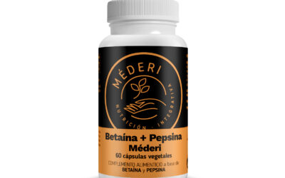 LANZAMIENTO – BETAÍNA+PEPSINA MÉDERI (60 cáps.)
