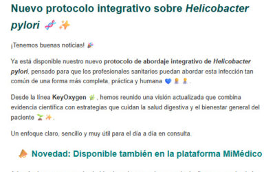 Protocolo integrativo sobre Helicobacter pylori