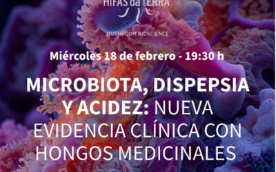 Nuevo webinar – Microbiota, dispepsia y acidez: nueva evidencia clínica con hongos medicinales