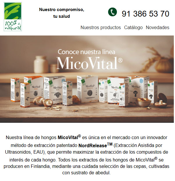 Conoce nuestra línea de hongos MicoVital®