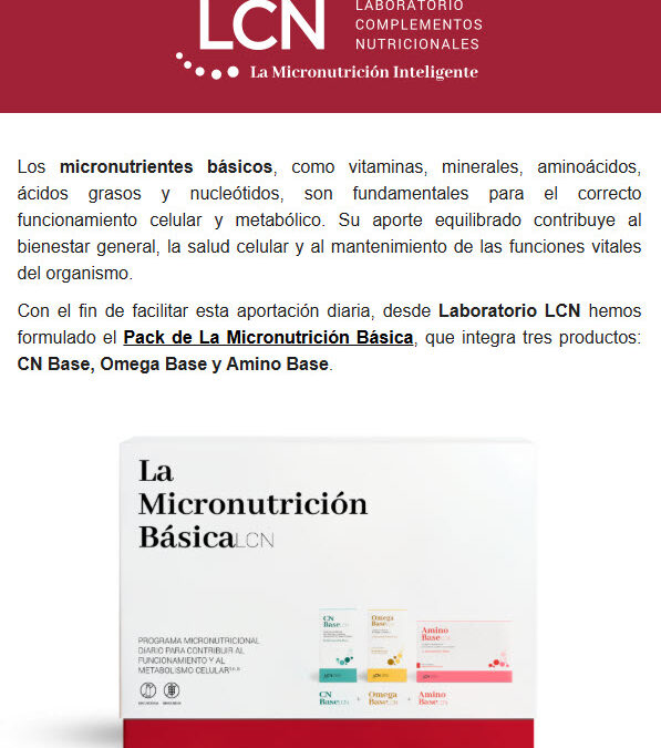 Pack de La Micronutrición BásicaLCN