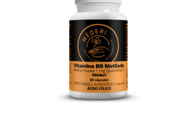 LANZAMIENTO – VITAMINA B9 METILADA MÉDERI Methyl Folate 2mg Quatrefolic® (60 cáps.)