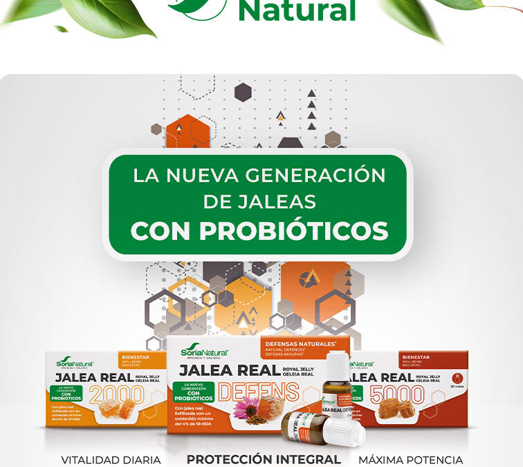 Prueba las nuevas jaleas reales con probióticos 🟠 Más energía, más bienestar
