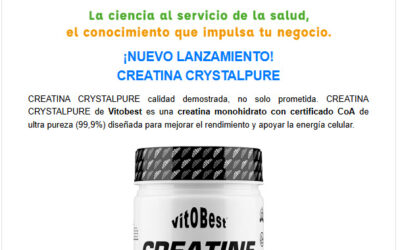 LANZAMIENTO CREATINA PREMIUM CRYSTALPURE