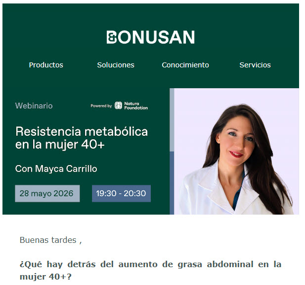 resistencia metabólica en mujer 40+