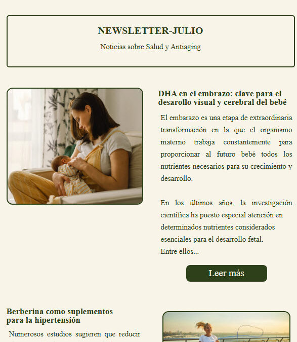 Noticias sobre Salud y Antiaging