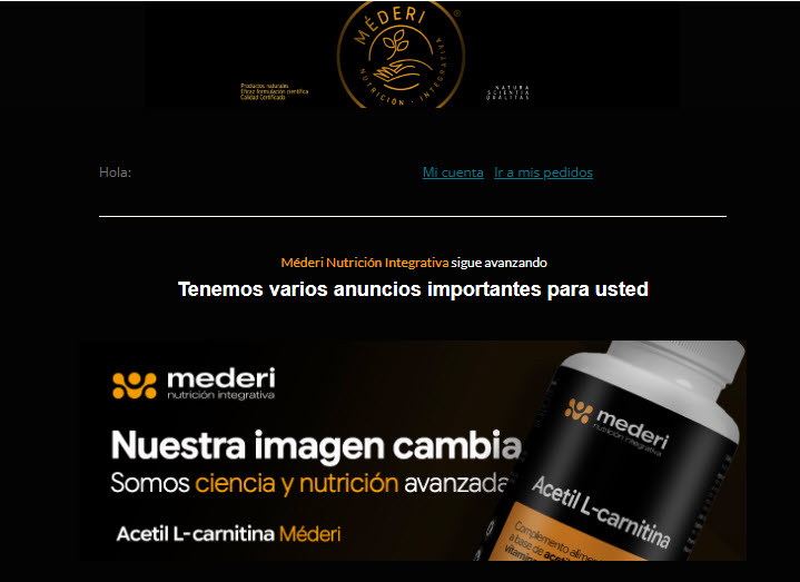 Comunicados Importantes Méderi Nutrición Integrativa – Nueva Imagen