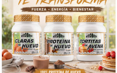 LANZAMIENTO PROTEINAS DE HUEVO + TORTITAS DE AVENA