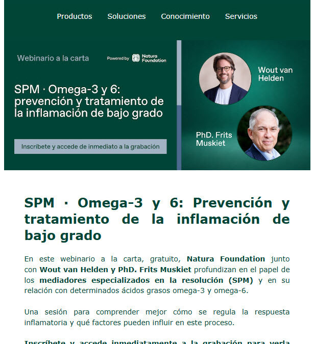 ¿Qué papel tienen los SPM en la inflamación?