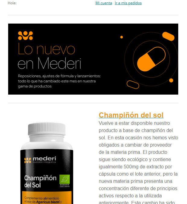Novedades de Mederi